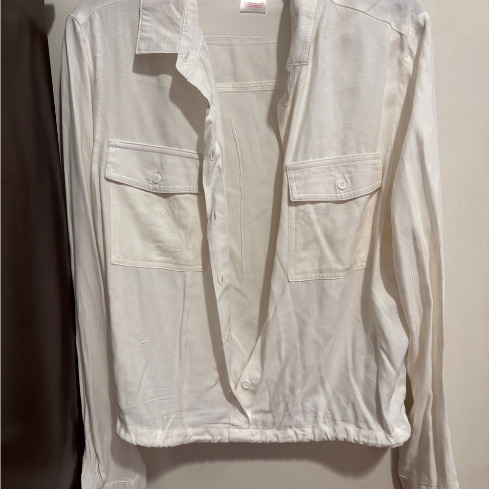 White Button-Up Shirt